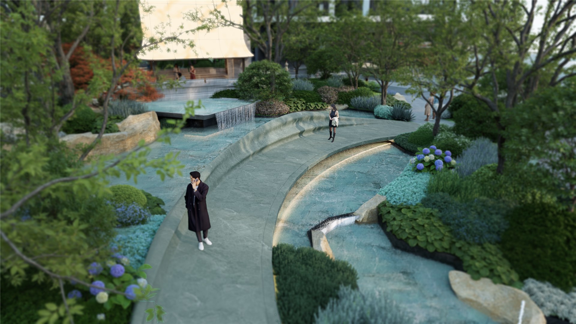 成都珠江新城·铂世湾 景观设计作品